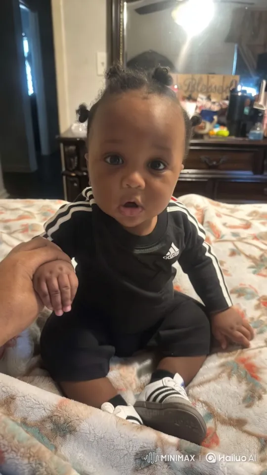 Baby in Adidas Enjoys Playful Kungfu Moves – AI Generated Video | Hailuo AI