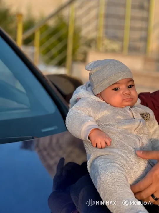 Aesthetic Portrait of a Baby in Cozy Outfit – AI Generated Video | Hailuo AI