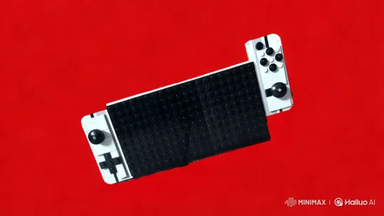 Dynamic Showcase of Nintendo Controller Design – AI Generated Video | Hailuo AI