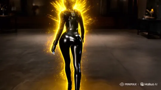 Cyborg-Feline Mutant Powers Up in Dramatic Transformation – AI Generated Video | Hailuo AI