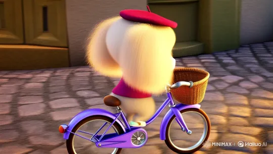 Whimsical Canine Tea Party in Enchanting Village – AI Generated Video | Hailuo AI