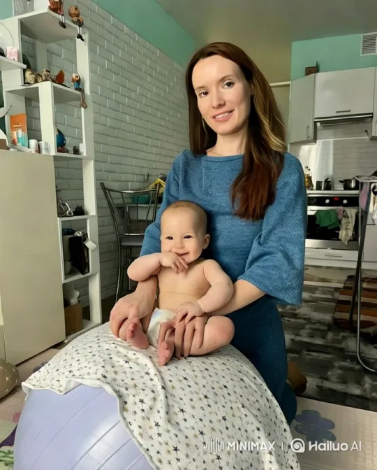 Massage Benefits for Children on Fitball: Video Concept – AI Generated Video | Hailuo AI