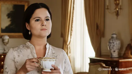 Portrait of a Wise and Sophisticated Woman in a Thoughtful Moment – AI Generated Video | Hailuo AI