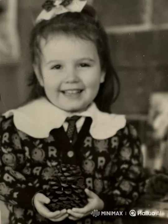 Young Girl With Pine Cone in Nostalgic Scene – AI Generated Video | Hailuo AI