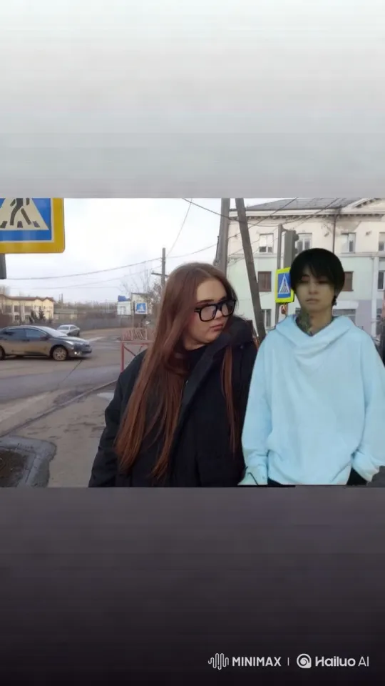 Intimate Street Kiss Captured with Aesthetic Focus – AI Generated Video | Hailuo AI