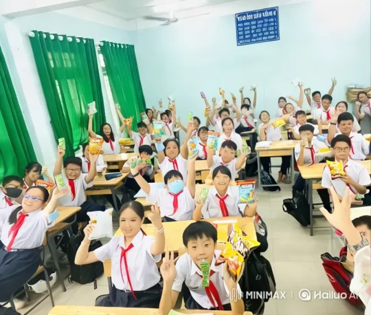 Classroom of Joyful Students Engaging in Playful Activities – AI Generated Video | Hailuo AI