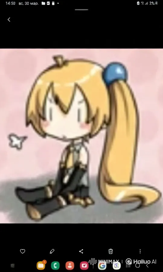 Chibi Character Study: Neru's Curious Pose – AI Generated Video | Hailuo AI