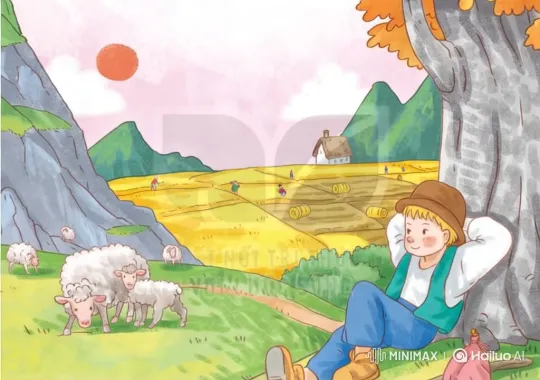 Country Boy Relaxing Amid Autumn Pastoral Scene – AI Generated Video | Hailuo AI