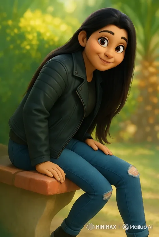 Young Girl in Serene Garden with Dreamy Atmosphere – AI Generated Video | Hailuo AI