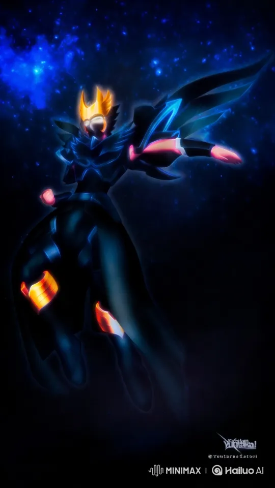 Aesthetic Showcase: Armored Figure in Stormy Sky – AI Generated Video | Hailuo AI