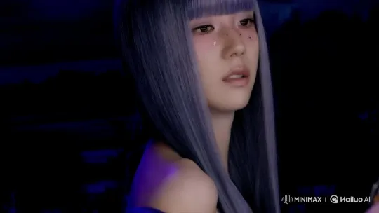 Ethereal Beauty: Introspective Tracking Shot of Serene Subject – AI Generated Video | Hailuo AI