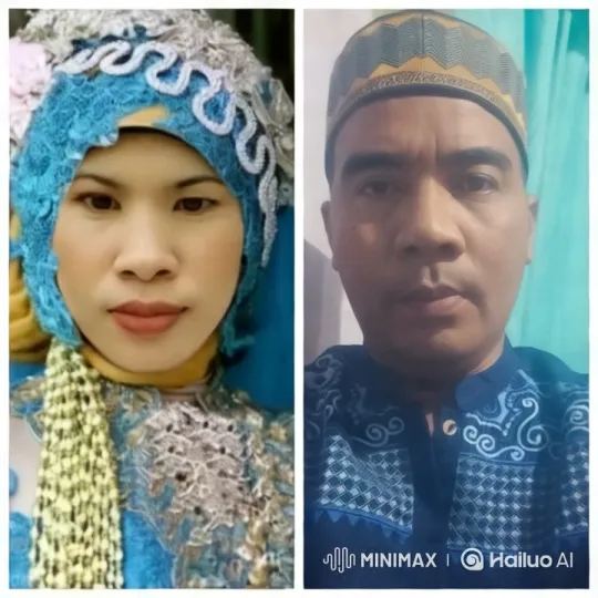 Traditional Attire and Intimate Moment in Split-Screen – AI Generated Video | Hailuo AI