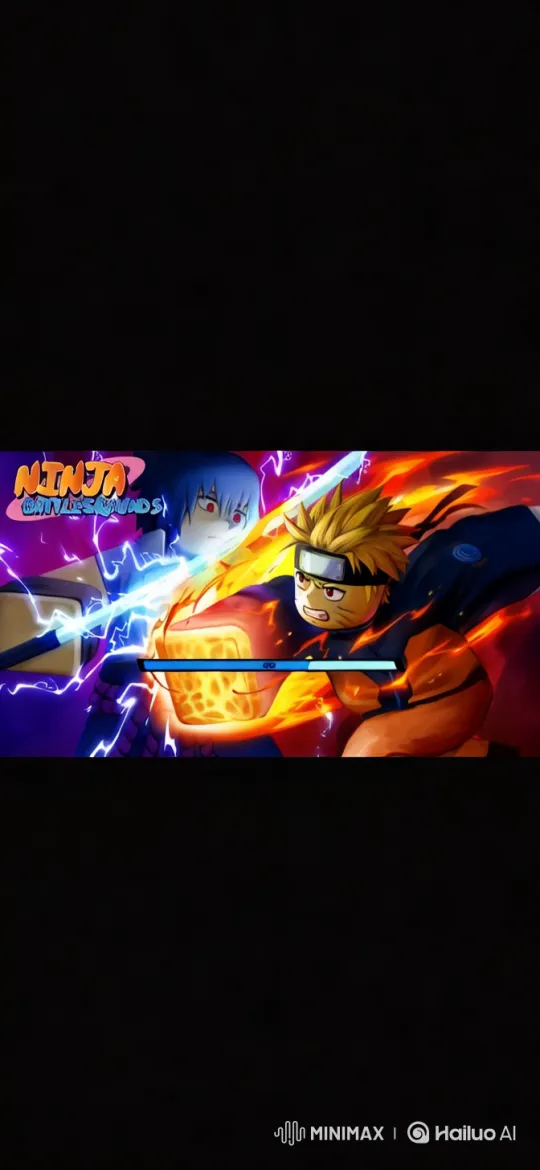 Intense Ninja Battle with Fiery and Electric Powers – AI Generated Video | Hailuo AI
