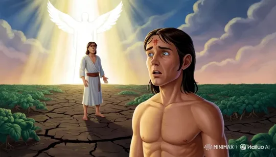 Cain Faces Divine Judgment and Protection – AI Generated Video | Hailuo AI