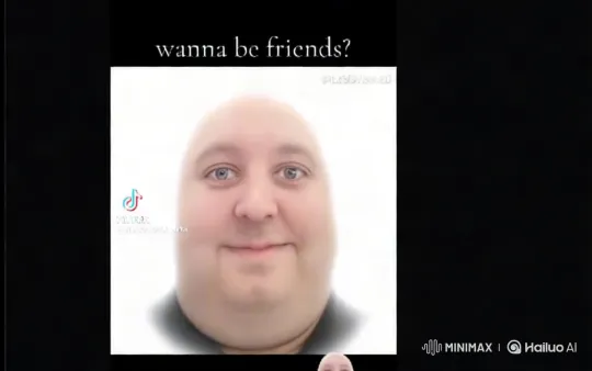Man's Expressive Smile Captured in Close-up – AI Generated Video | Hailuo AI
