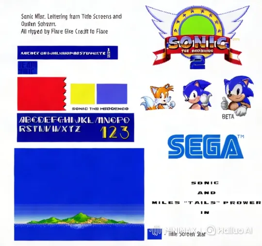 Sonic & Tails: Iconic Title Screen Montage – AI Generated Video | Hailuo AI