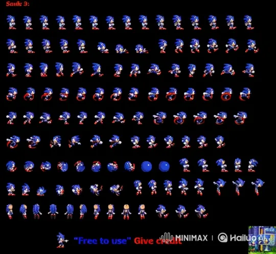 Sonic the Hedgehog: Dynamic Moves in High Aesthetic – AI Generated Video | Hailuo AI