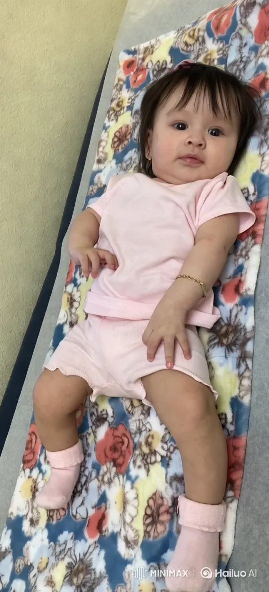 Baby Dancing Joyfully on Floral Blanket – AI Generated Video | Hailuo AI