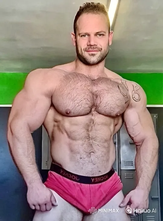 Bodybuilder Transforms into Stone Statue – AI Generated Video | Hailuo AI