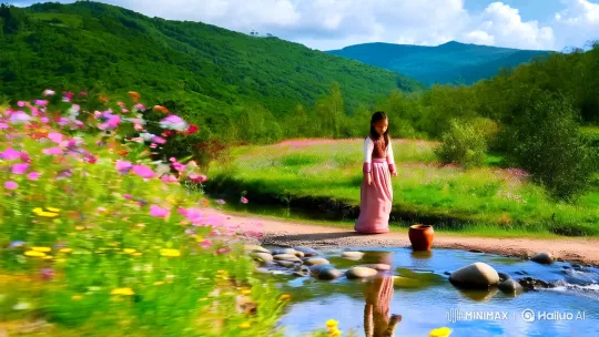 Village Life: Serenity in Traditional Aesthetics – AI Generated Video | Hailuo AI