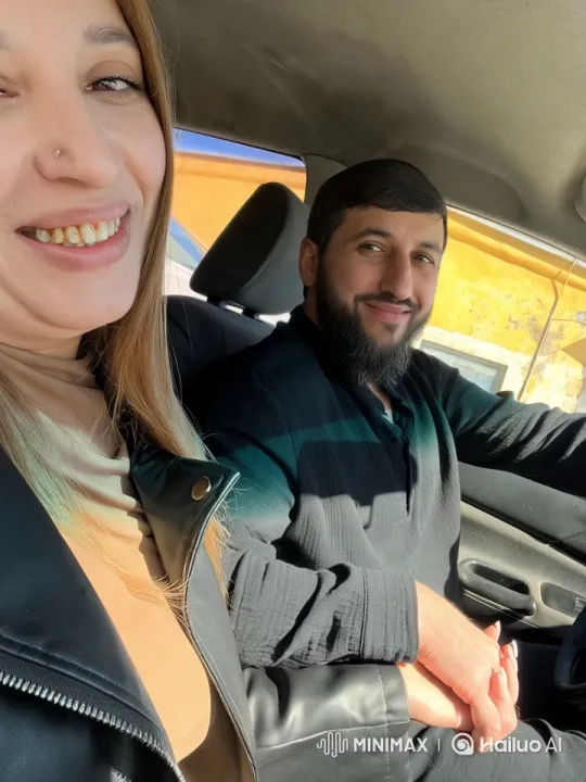 Couple Shares Affection in Cozy Car Setting – AI Generated Video | Hailuo AI