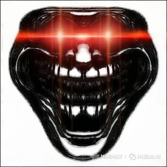 Skeletal Face Performs Comical Fart in Dark Bathroom – AI Generated Video | Hailuo AI