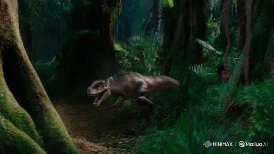 Young Martial Artist Navigates Jungle, Thwarts Thugs, Faces Dinosaurs – AI Generated Video | Hailuo AI