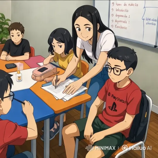 Interactive Classroom Atmosphere Captured in Aesthetic Video – AI Generated Video | Hailuo AI