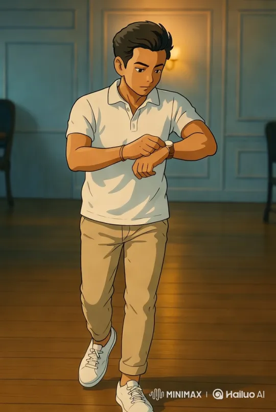Elegant Man in Refined Room with Aesthetic Details – AI Generated Video | Hailuo AI