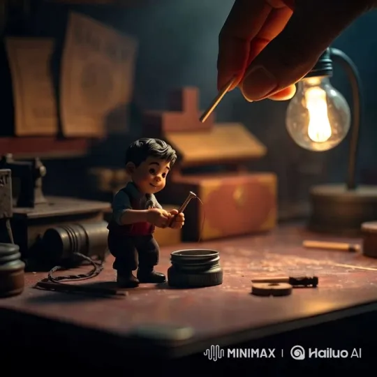 Miniaturist Crafts with Vintage Charm – AI Generated Video | Hailuo AI
