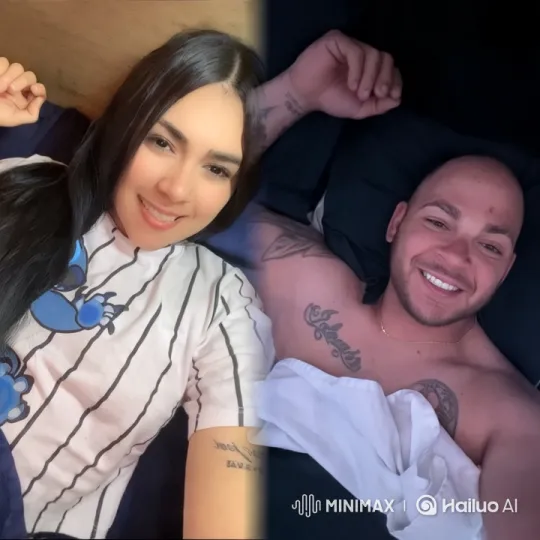 Couple's Tender Moment in Bed – AI Generated Video | Hailuo AI