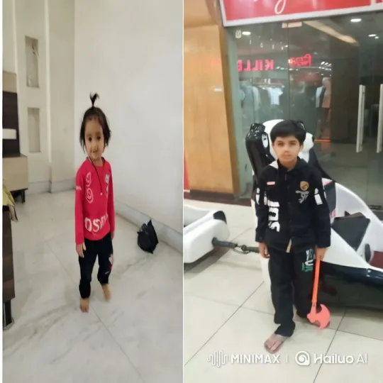 Children's Playful Interaction in Bright Spaces – AI Generated Video | Hailuo AI