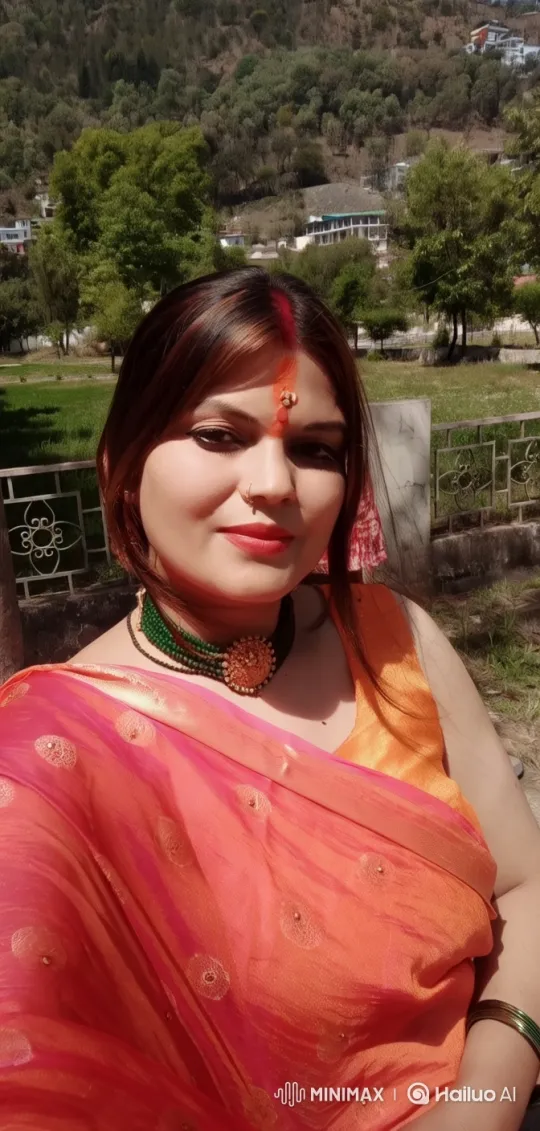 Traditional Elegance in a Serene Outdoor Setting – AI Generated Video | Hailuo AI
