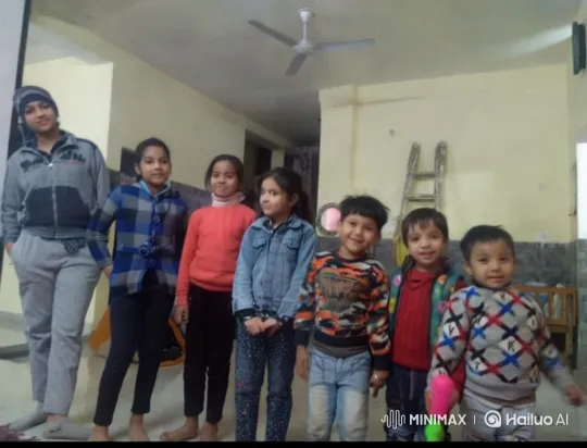 Children Dancing Cheerfully in Colorful Winter Outfits – AI Generated Video | Hailuo AI