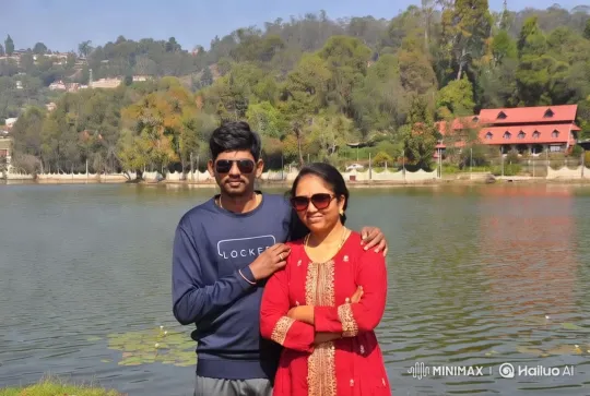 Aesthetic Couple Enjoying Serene Lake with Scenic Ghibli-Inspired Setting – AI Generated Video | Hailuo AI