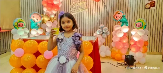 Vibrant Birthday Celebration with Young Girl – AI Generated Video | Hailuo AI