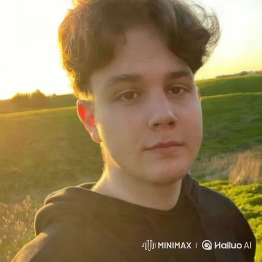 Man in Field Examines Paper in Golden Hour Light – AI Generated Video | Hailuo AI