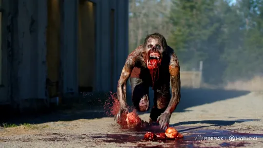 4K Zombie Chase: Intense Horror Experience – AI Generated Video | Hailuo AI