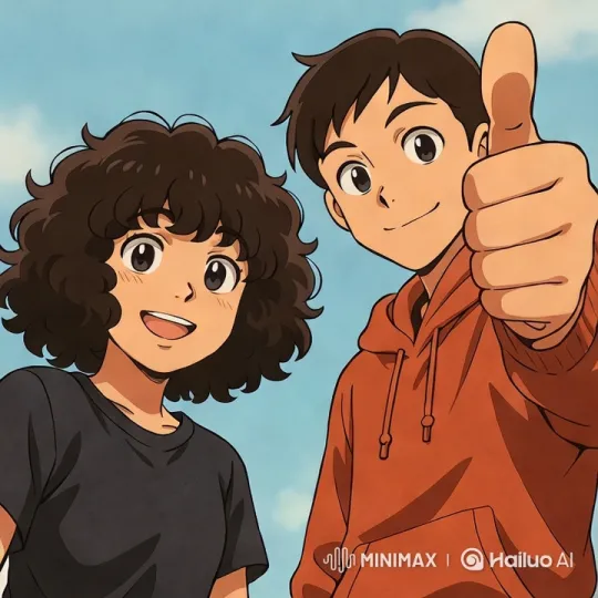 Animated Characters Greet with Joyful Smiles – AI Generated Video | Hailuo AI