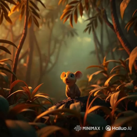 Chinku the Curious Mouse Explores the Jungle – AI Generated Video | Hailuo AI