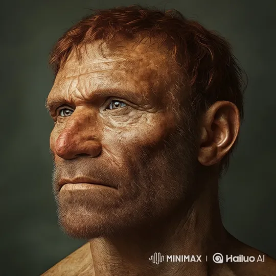 Rugged Man's Contemplative Close-Up in Live2D Animation – AI Generated Video | Hailuo AI