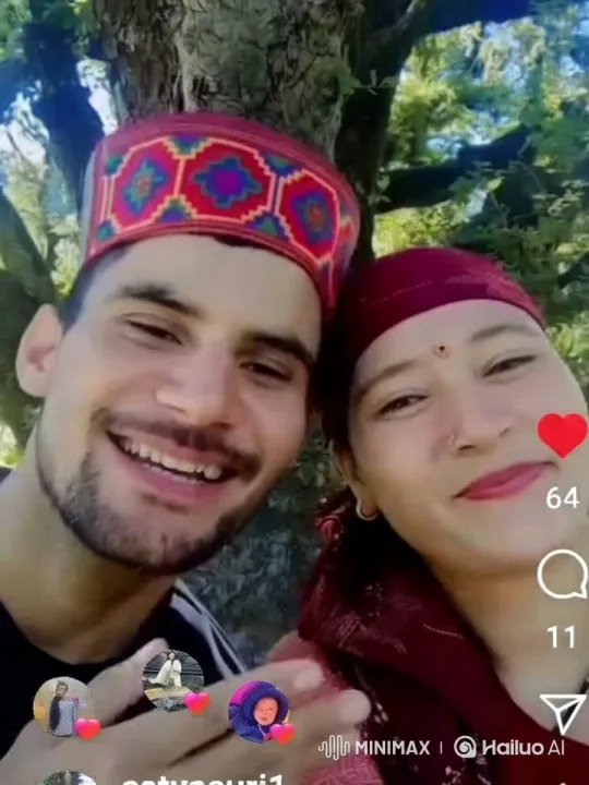 Romantic Couple's Intimate Moment in Nature – AI Generated Video | Hailuo AI