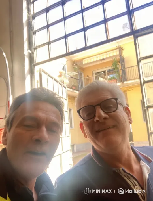 Sunlit Embrace: Two Men Share a Tender Kiss – AI Generated Video | Hailuo AI