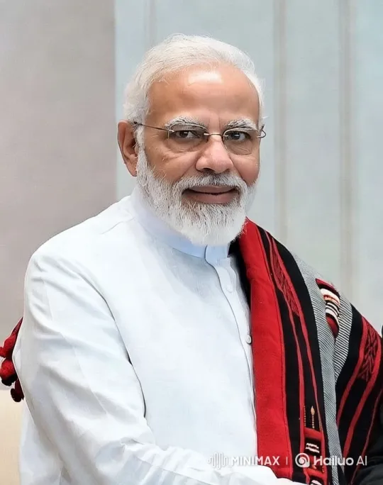 Mysterious Figure in Traditional Attire: The Essence of Modi – AI Generated Video | Hailuo AI