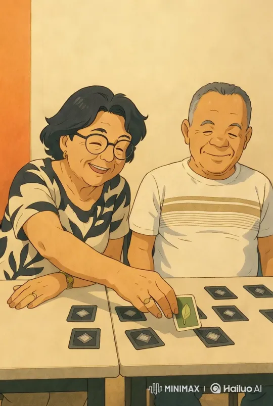 Couple Playing Card Game in Intimate Setting – AI Generated Video | Hailuo AI