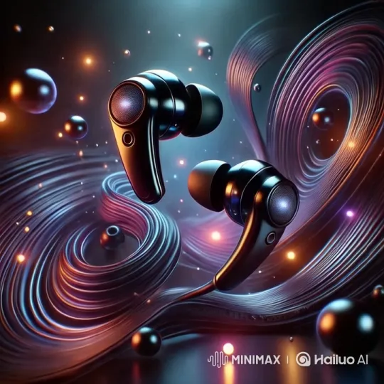 Sleek Headphones Showcased in Sophisticated Visual Orbit – AI Generated Video | Hailuo AI