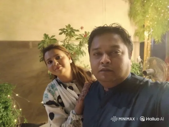 Romantic Couple's Intimate Moment in Lush Setting – AI Generated Video | Hailuo AI