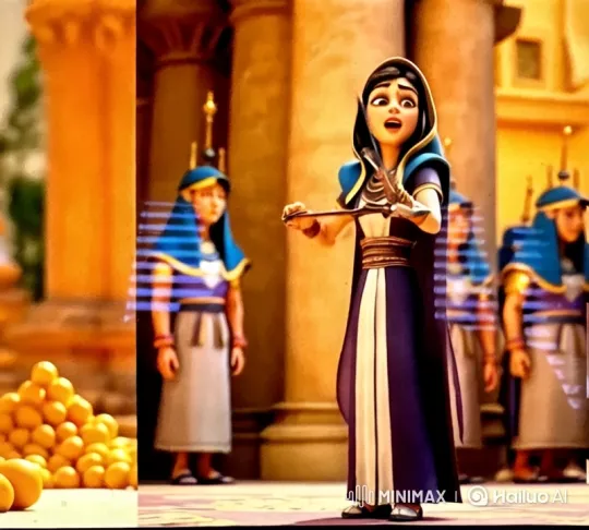 Royal Figure Commands Attention in Opulent Hall – AI Generated Video | Hailuo AI