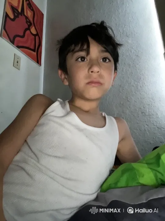 Boy with Gun in Dimly Lit Room – AI Generated Video | Hailuo AI