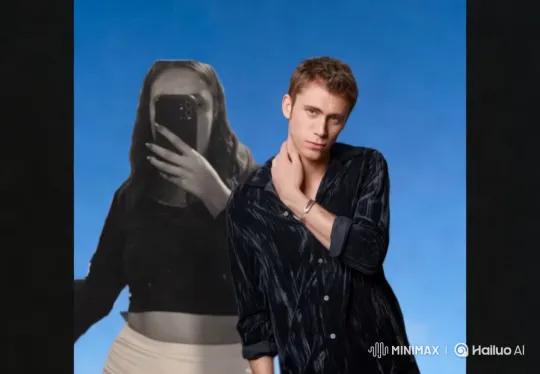 Man and Woman Share Tender Moment Against Sky – AI Generated Video | Hailuo AI